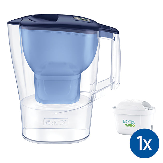 2.4L ALUNA WATER FILTER JUG BLUE 1 x MAXTRA PRO