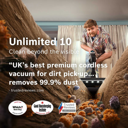Bosch Unlimited 10 Cordless Vacuum Cleaner - BBS1041GGB