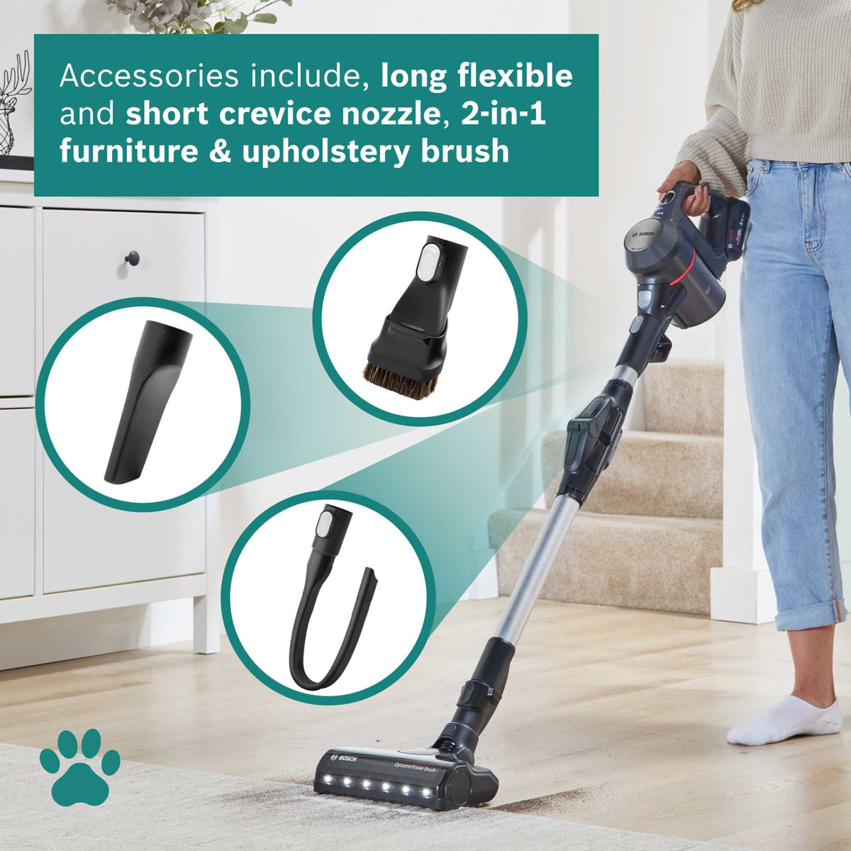 Bosch Unlimited 7 ProHome Cordless Vacuum Cleaner - BCS711GB