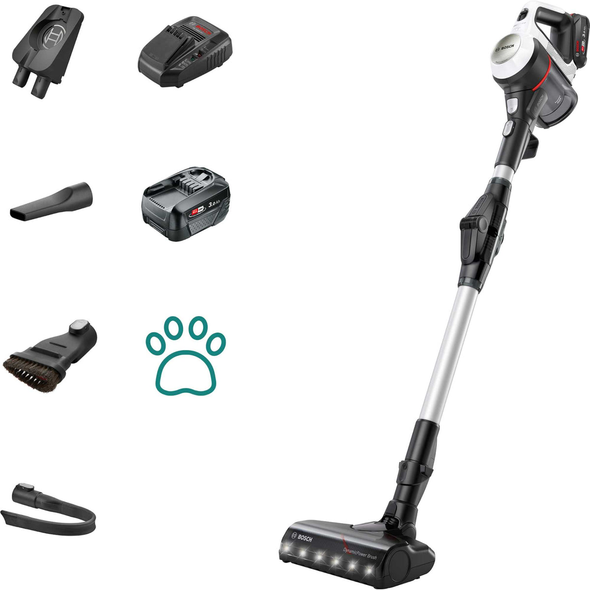 Bosch Unlimited 7 Cordless Vacuum Cleaner Dual Battery - BCS712GB