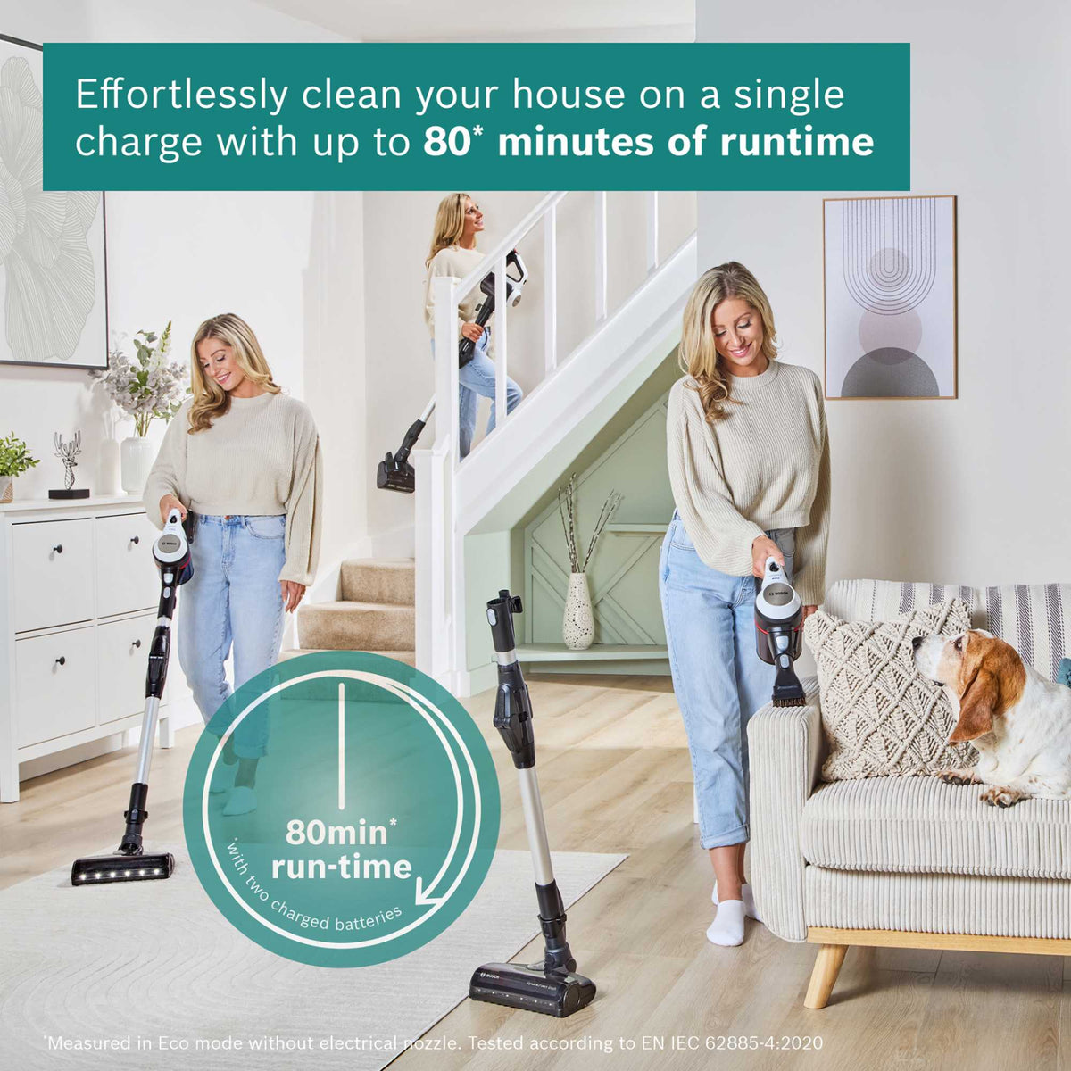 Bosch Unlimited 7 Cordless Vacuum Cleaner Dual Battery - BCS712GB