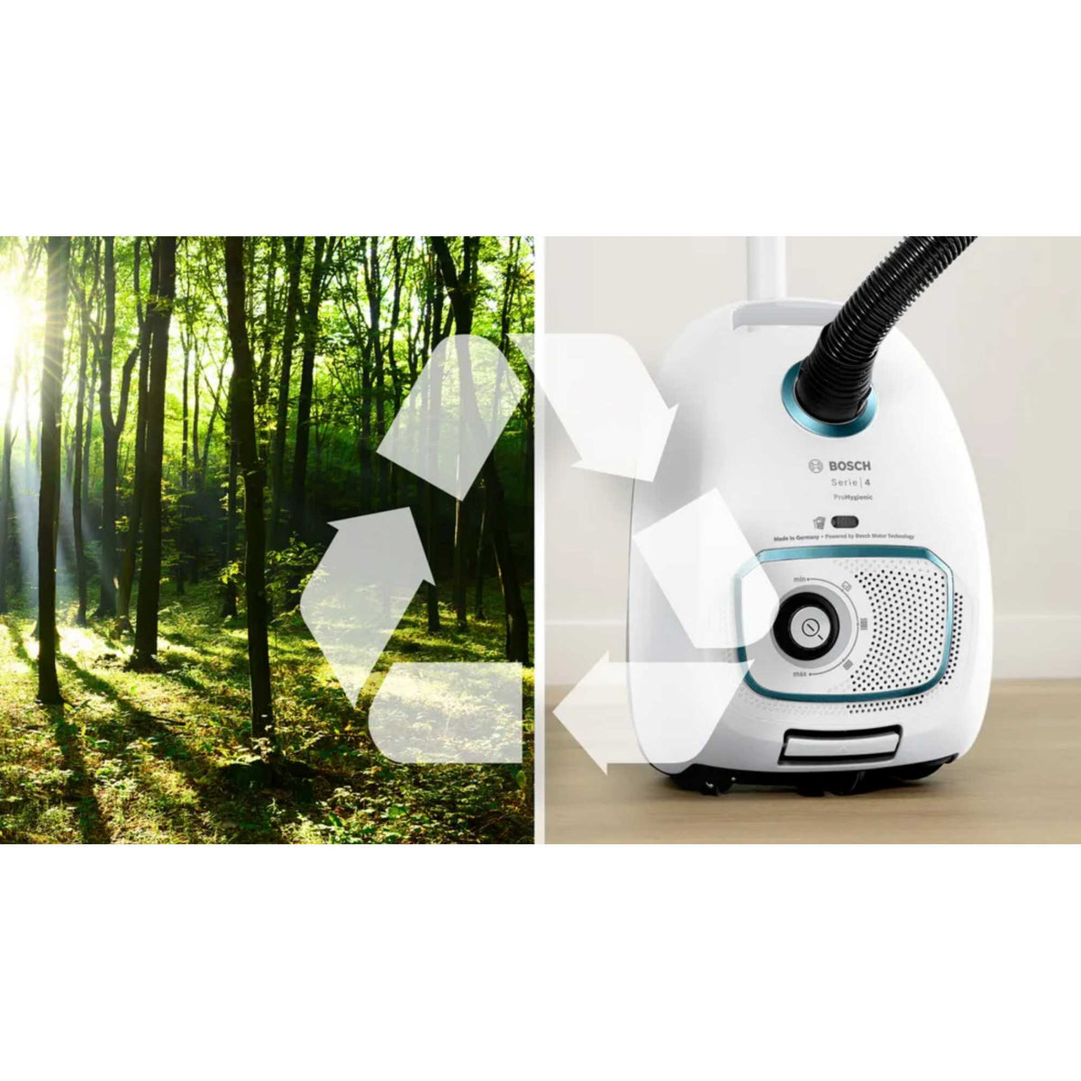 Bosch Series 4 Cylinder Vacuum Cleaner ProHygienic - BGB41HYGGB