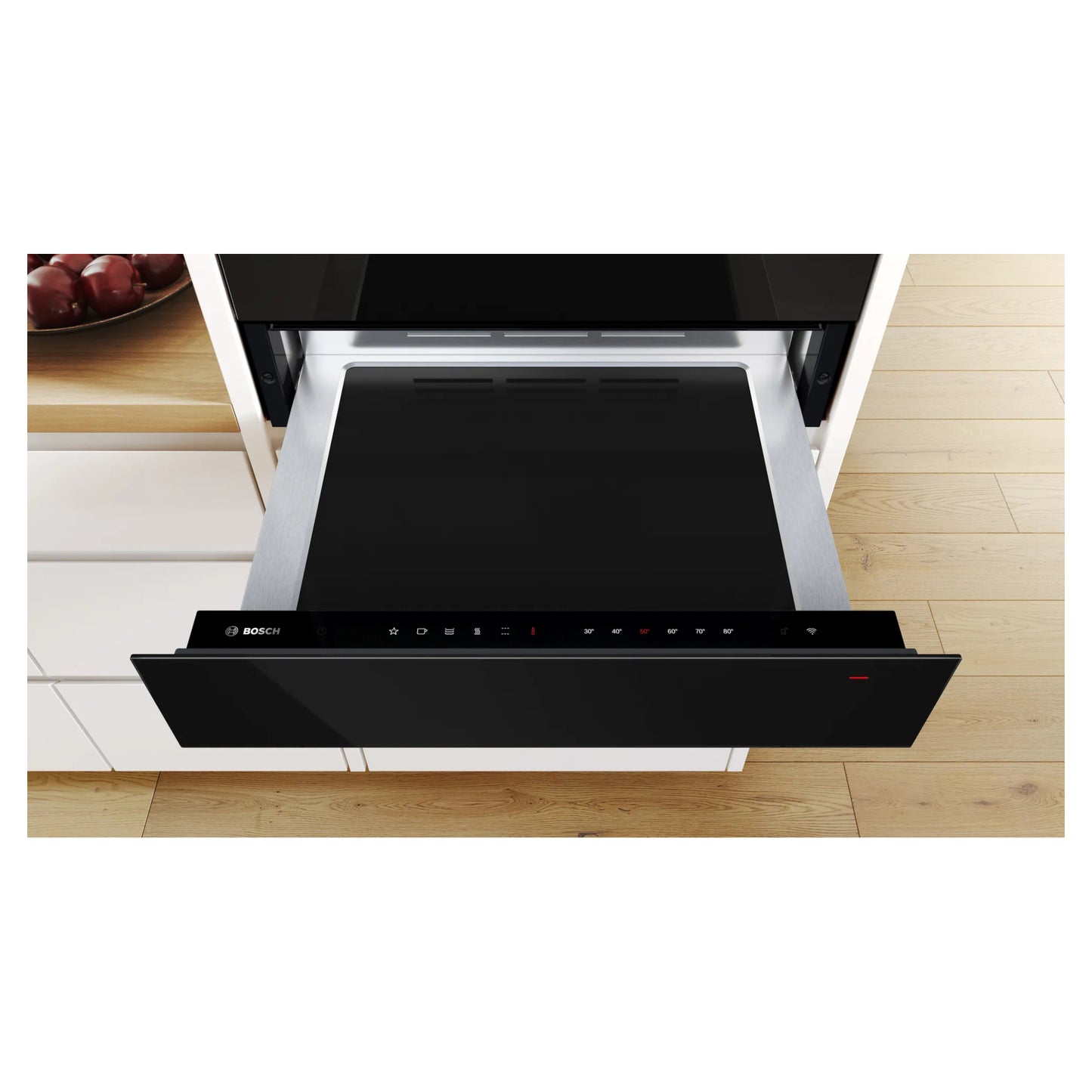 Bosch BIC7101B1B Series 8 Built-in Warming Drawer - Black