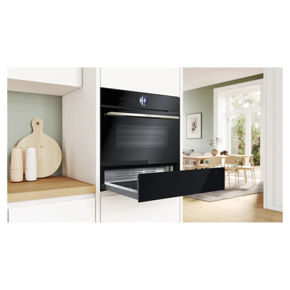 Bosch BIC7101B1B Series 8 Built-in Warming Drawer - Black