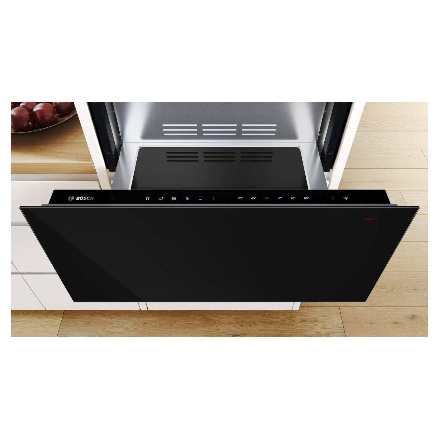 Bosch BID7101B1B Series 8 Built-in Warming Drawer - Black