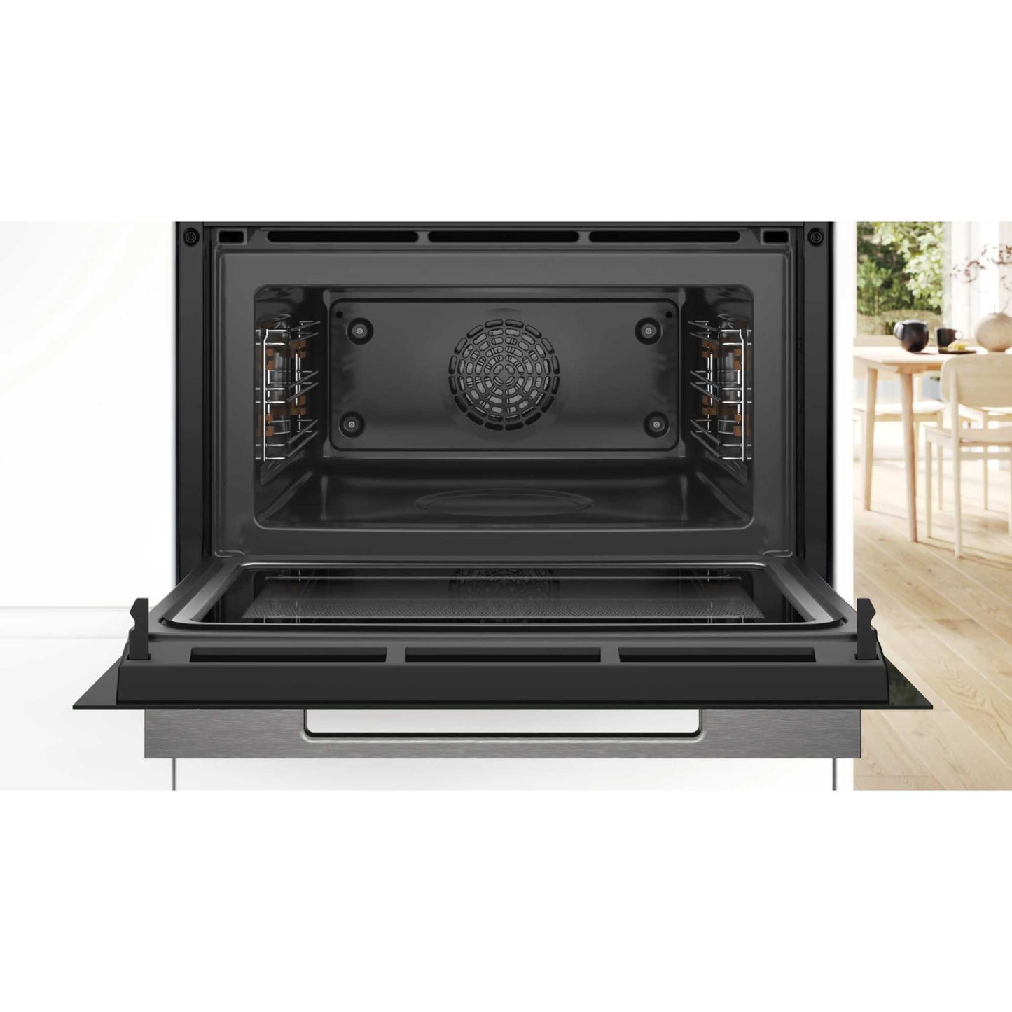 Bosch Series 8 CMG7241B1B Built-In Smart Single Oven with Microwave Function - Black