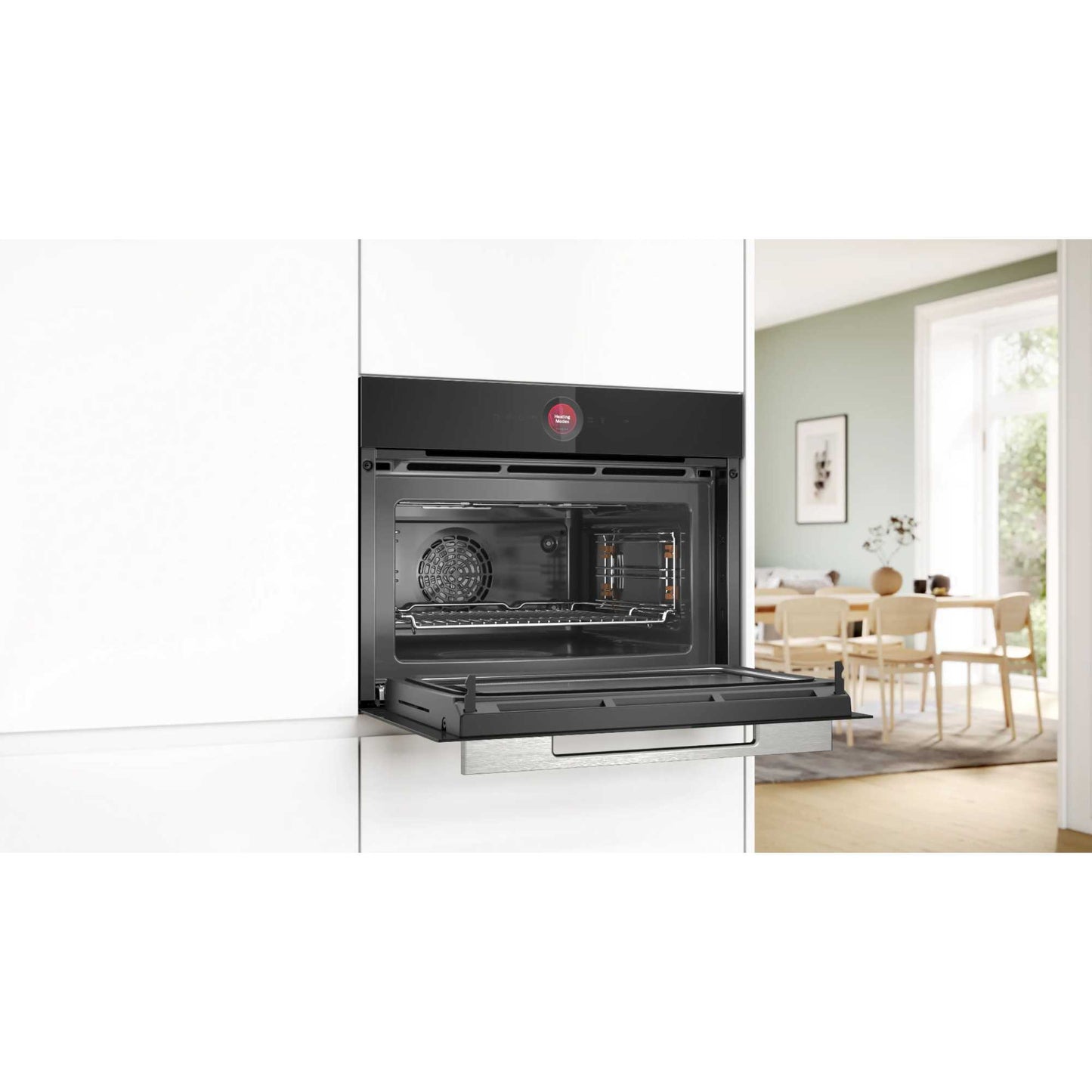 Bosch Series 8 CMG7241B1B Built-In Smart Single Oven with Microwave Function - Black