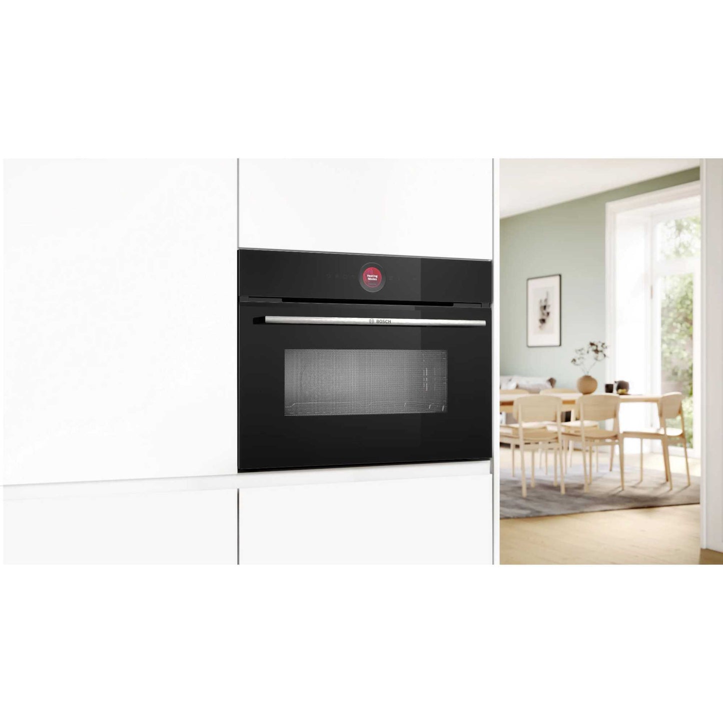 Bosch Series 8 CMG7241B1B Built-In Smart Single Oven with Microwave Function - Black
