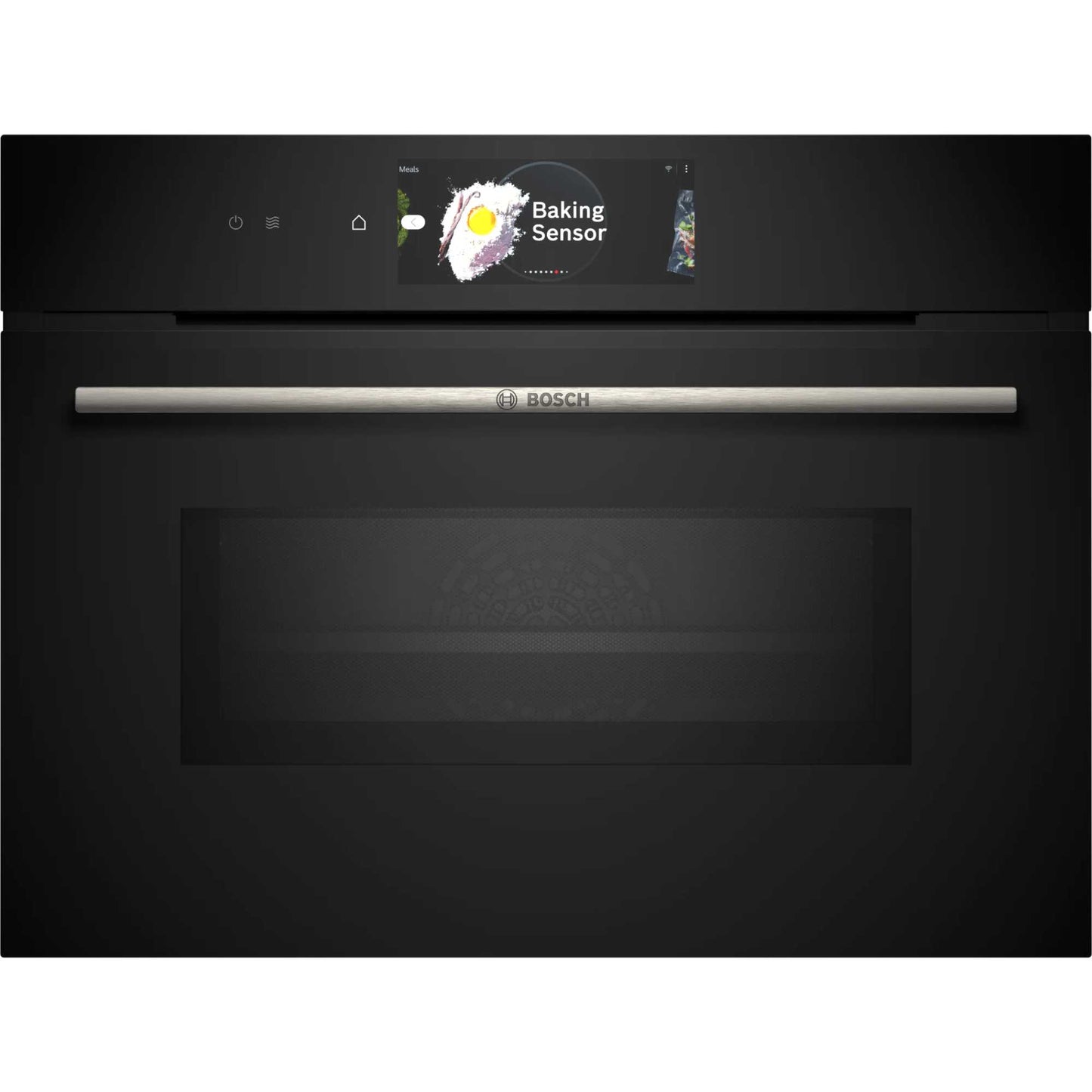 Bosch Series 8 CMG778NB1 Built-In Compact Oven with Microwave Function - Black