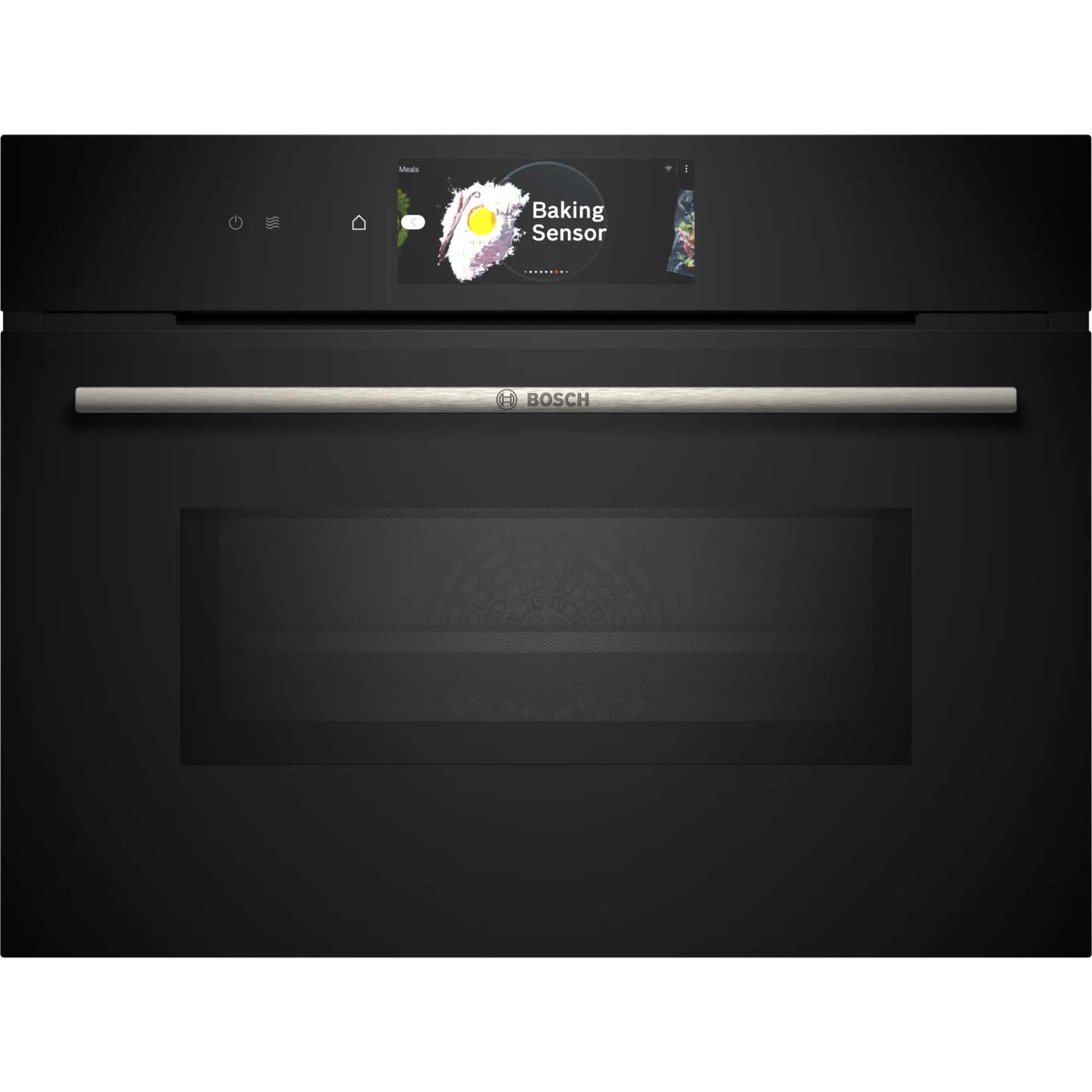 Bosch Series 8 CMG778NB1 Built-In Compact Oven with Microwave Function - Black