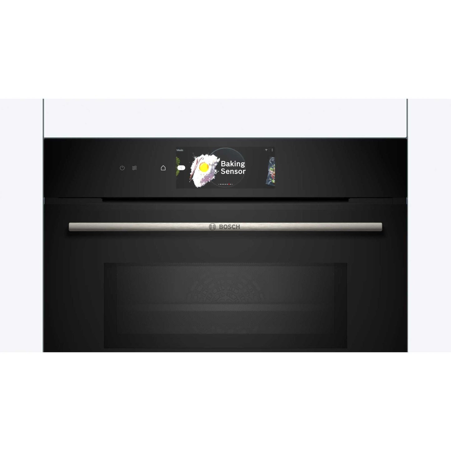 Bosch Series 8 CMG778NB1 Built-In Compact Oven with Microwave Function - Black