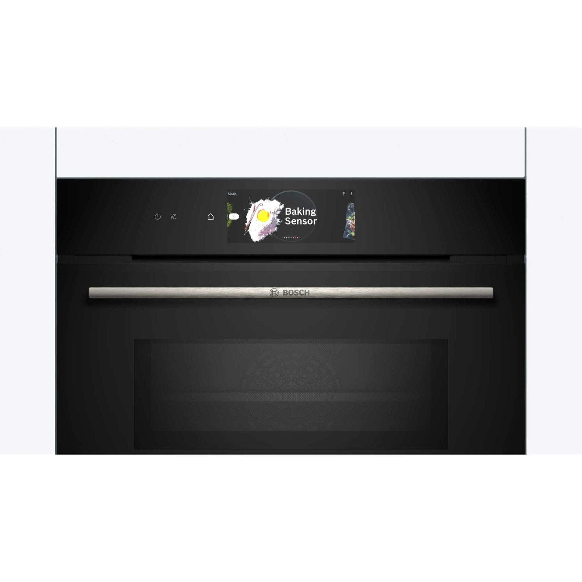 Bosch Series 8 CMG778NB1 Built-In Compact Oven with Microwave Function - Black
