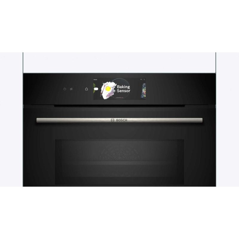 Bosch Series 8 CMG778NB1 Built-In Compact Oven with Microwave Function - Black