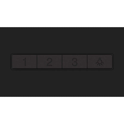 Bosch DWB65CC60B Series 4 60cm Wall-Mounted Cooker Hood - Matt Black