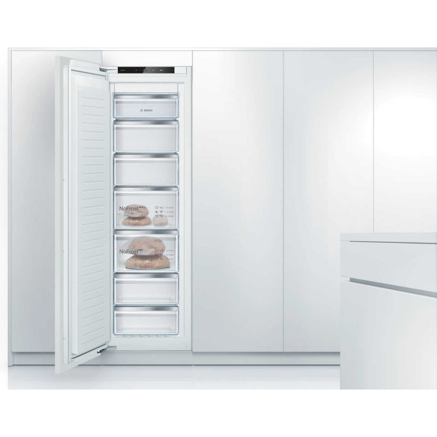 Bosch Series 4 Built-In Tall Freezer Full NoFrost - GIN81VEE0G