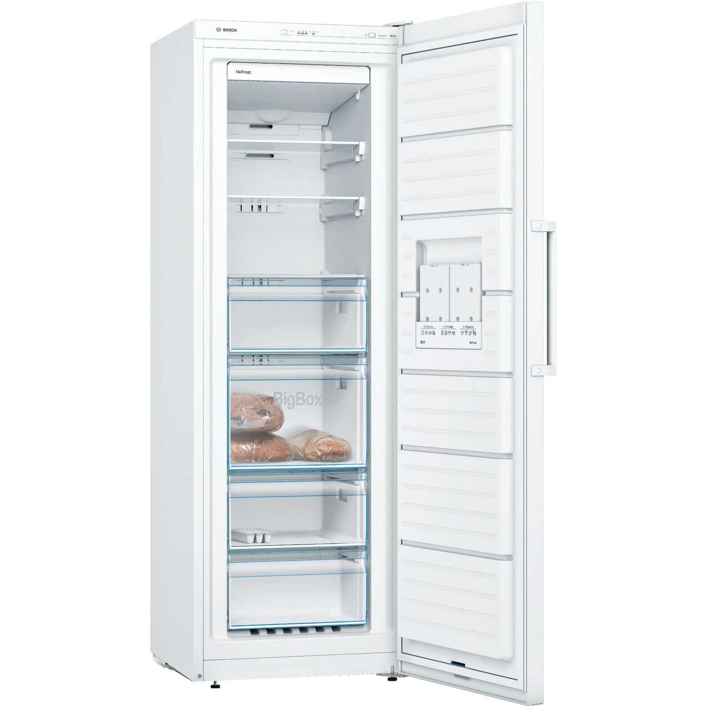 Bosch Series 4 Tall Freezer NoFrost - White - GSN33VWEPG