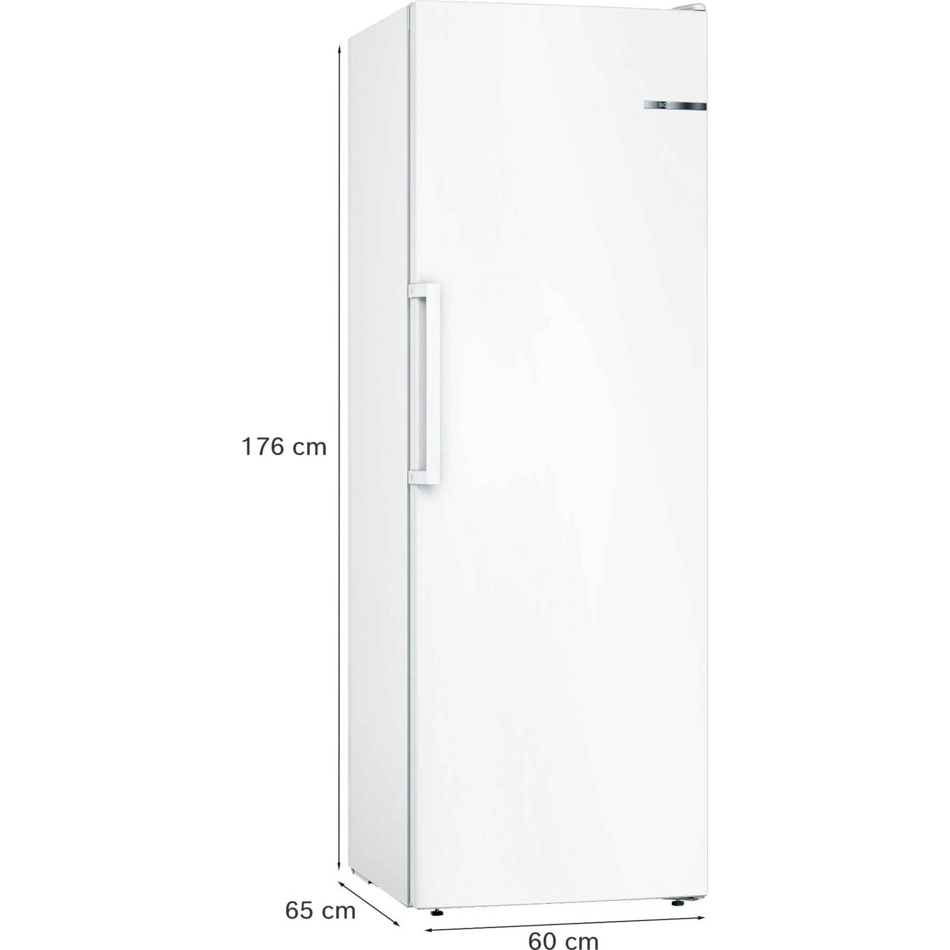 Bosch Series 4 Tall Freezer NoFrost - White - GSN33VWEPG