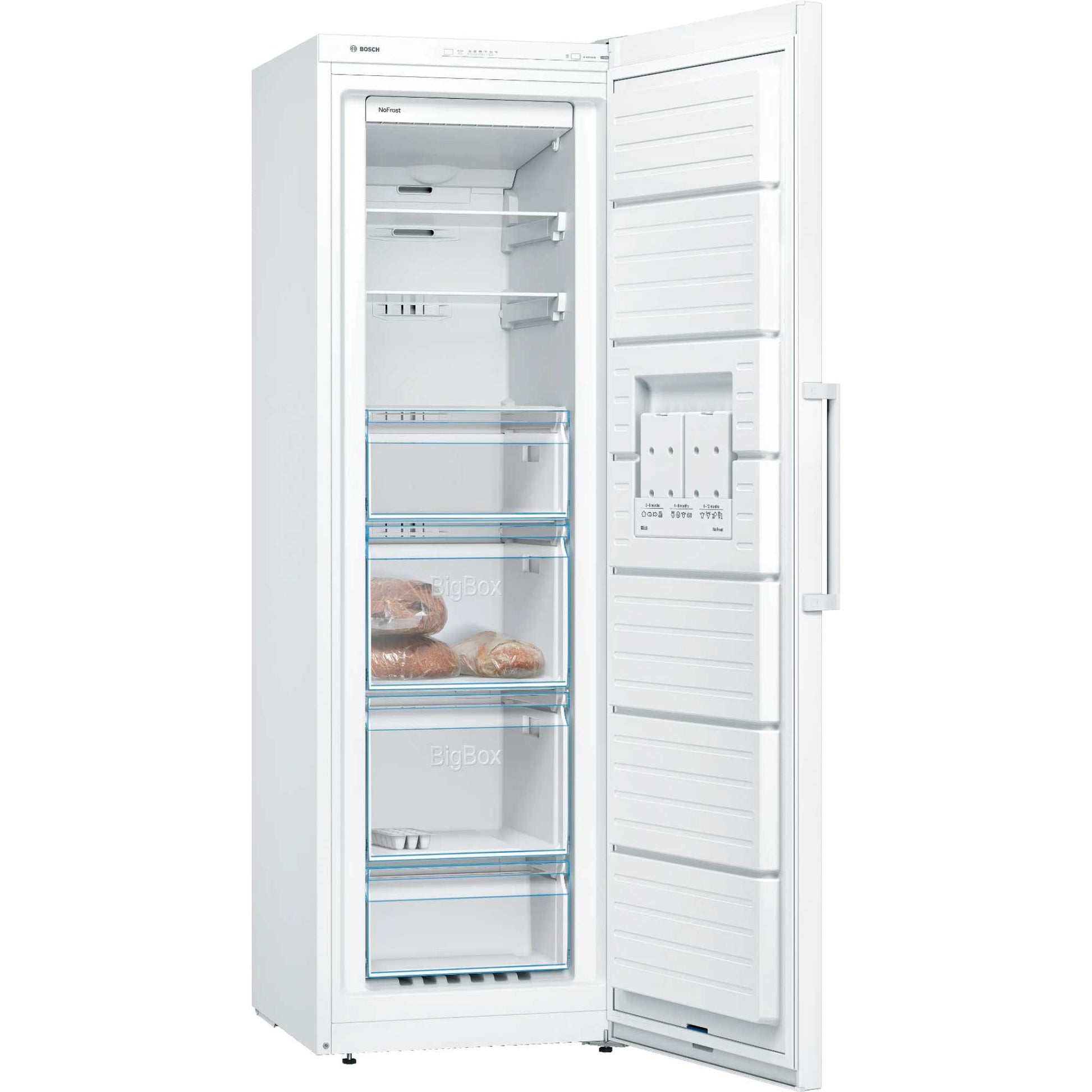 Bosch Series 4 Tall Freezer NoFrost - White - GSN36VWEPG