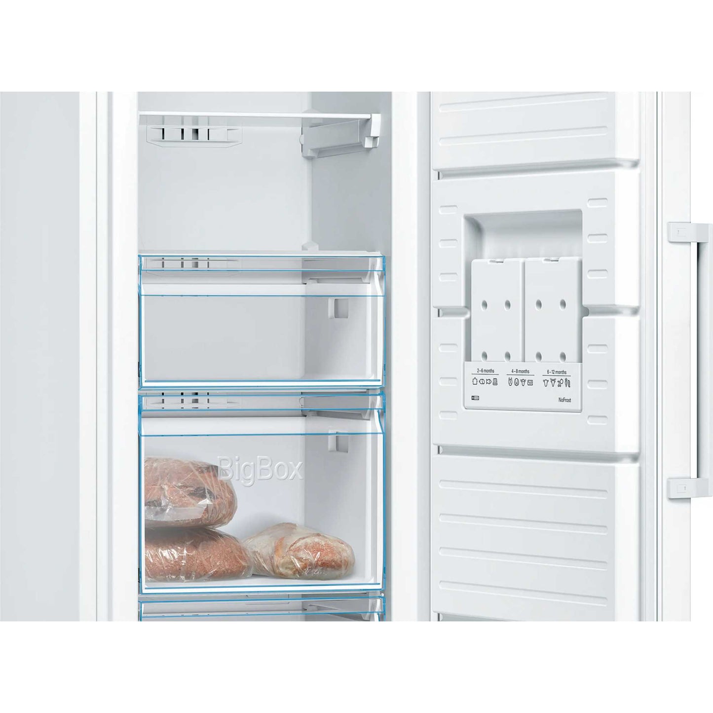 Bosch Series 4 Tall Freezer NoFrost - White - GSN36VWEPG