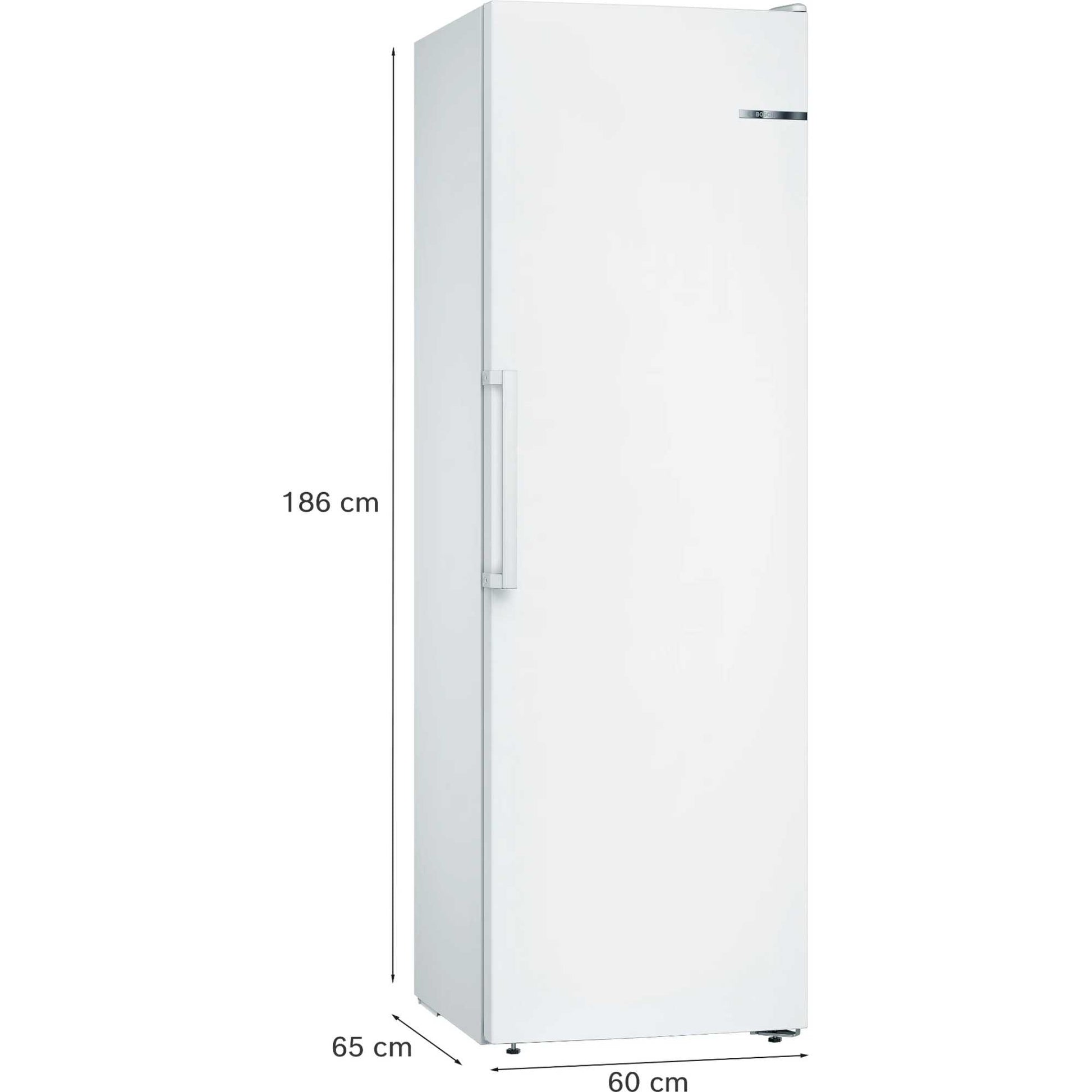 Bosch Series 4 Tall Freezer NoFrost - White - GSN36VWEPG