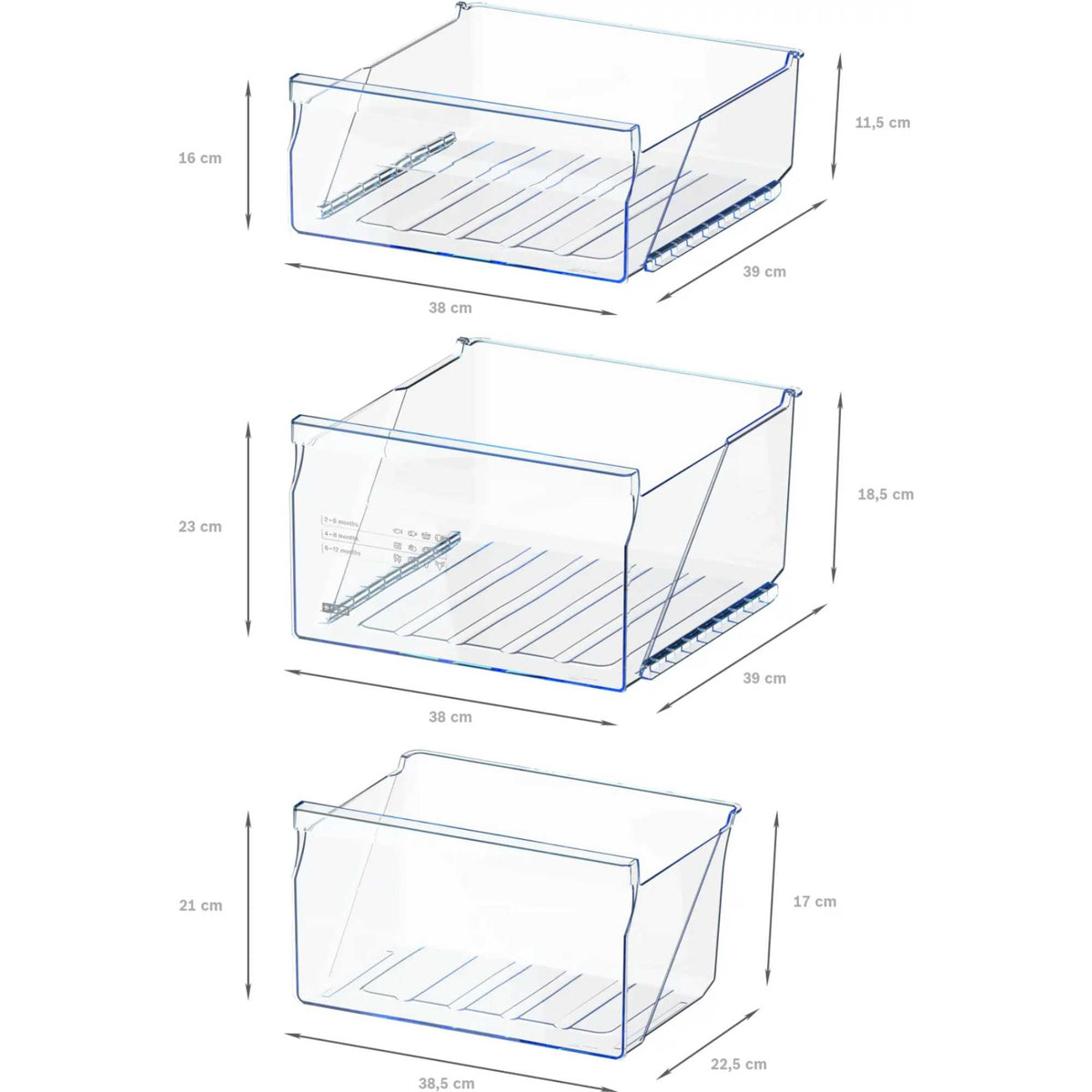 Bosch Series 2 Undercounter Freezer - White - GTV15NWEBG