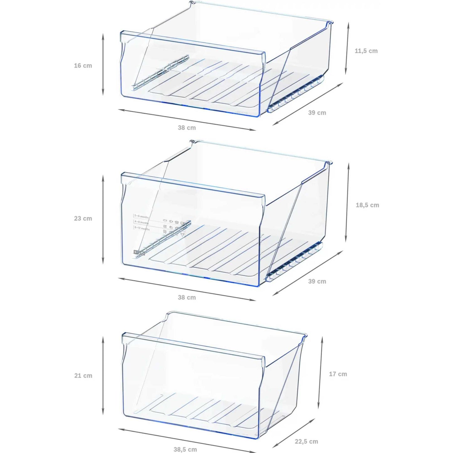 Bosch Series 2 Undercounter Freezer - White - GTV15NWEBG