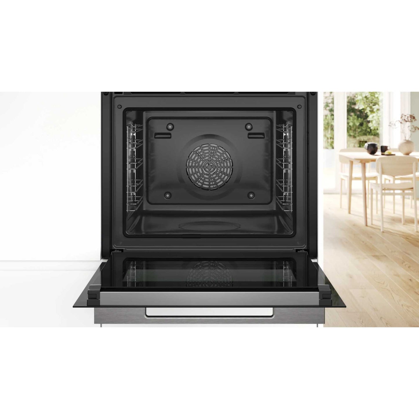 Bosch Series 8 HBG7741B1B Built-In Smart Single Oven with Air Fry Function - Black