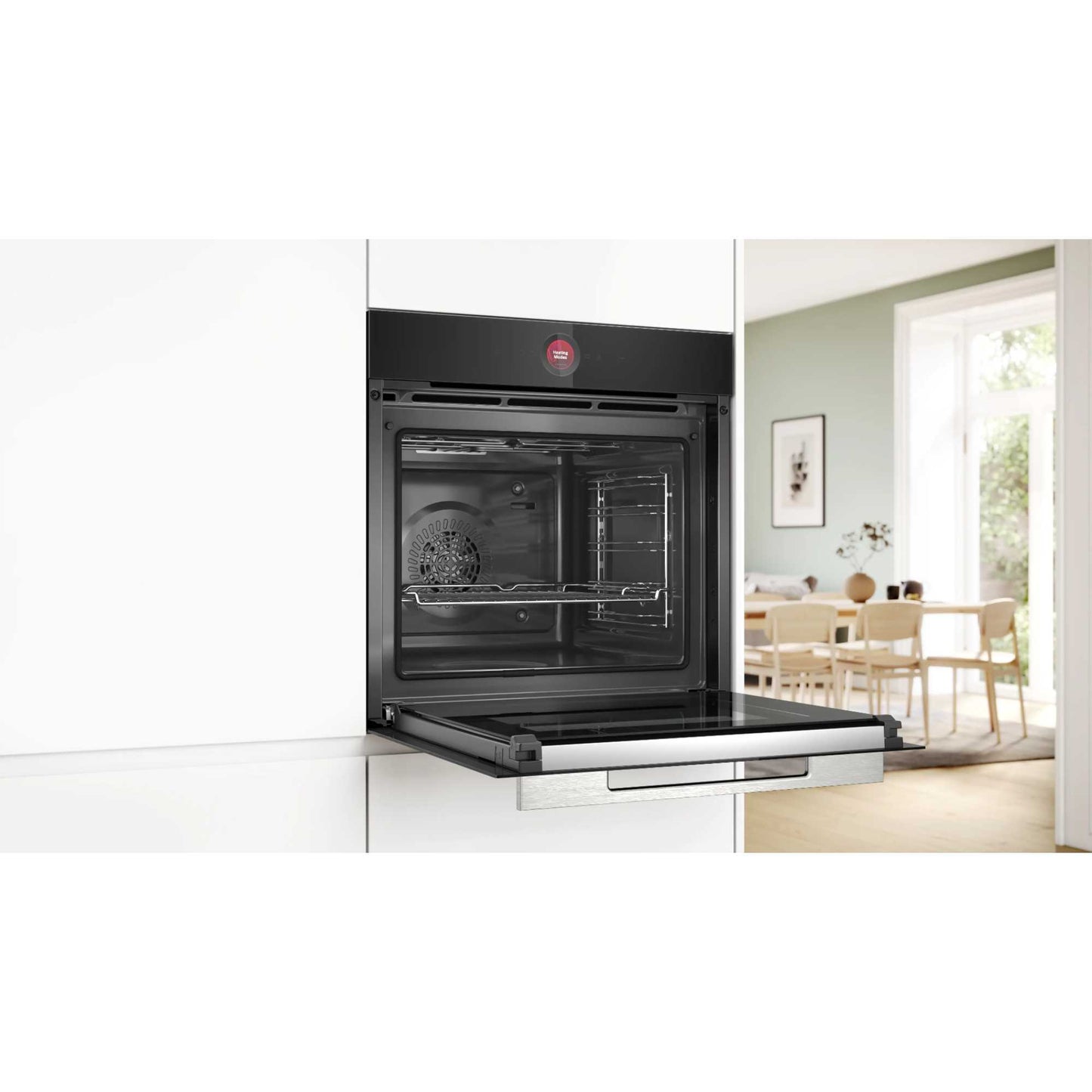 Bosch Series 8 HBG7741B1B Built-In Smart Single Oven with Air Fry Function - Black