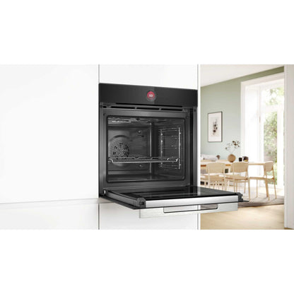 Bosch Series 8 HBG7741B1B Built-In Smart Single Oven with Air Fry Function - Black