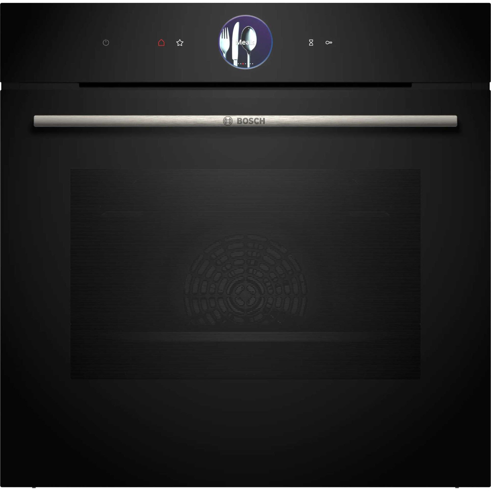 Bosch Series 8 HBG7764B1B Built-In Smart Single Oven with Air Fry Function - Black