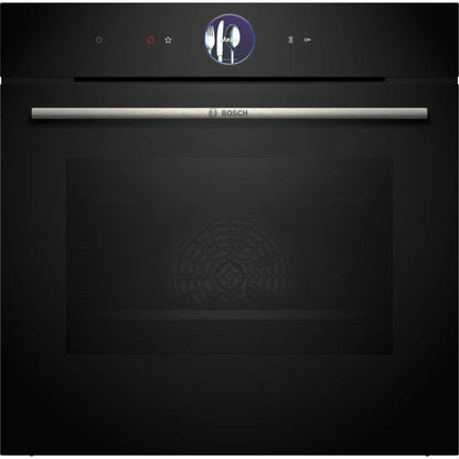 Bosch Series 8 HBG7764B1B Built-In Smart Single Oven with Air Fry Function - Black
