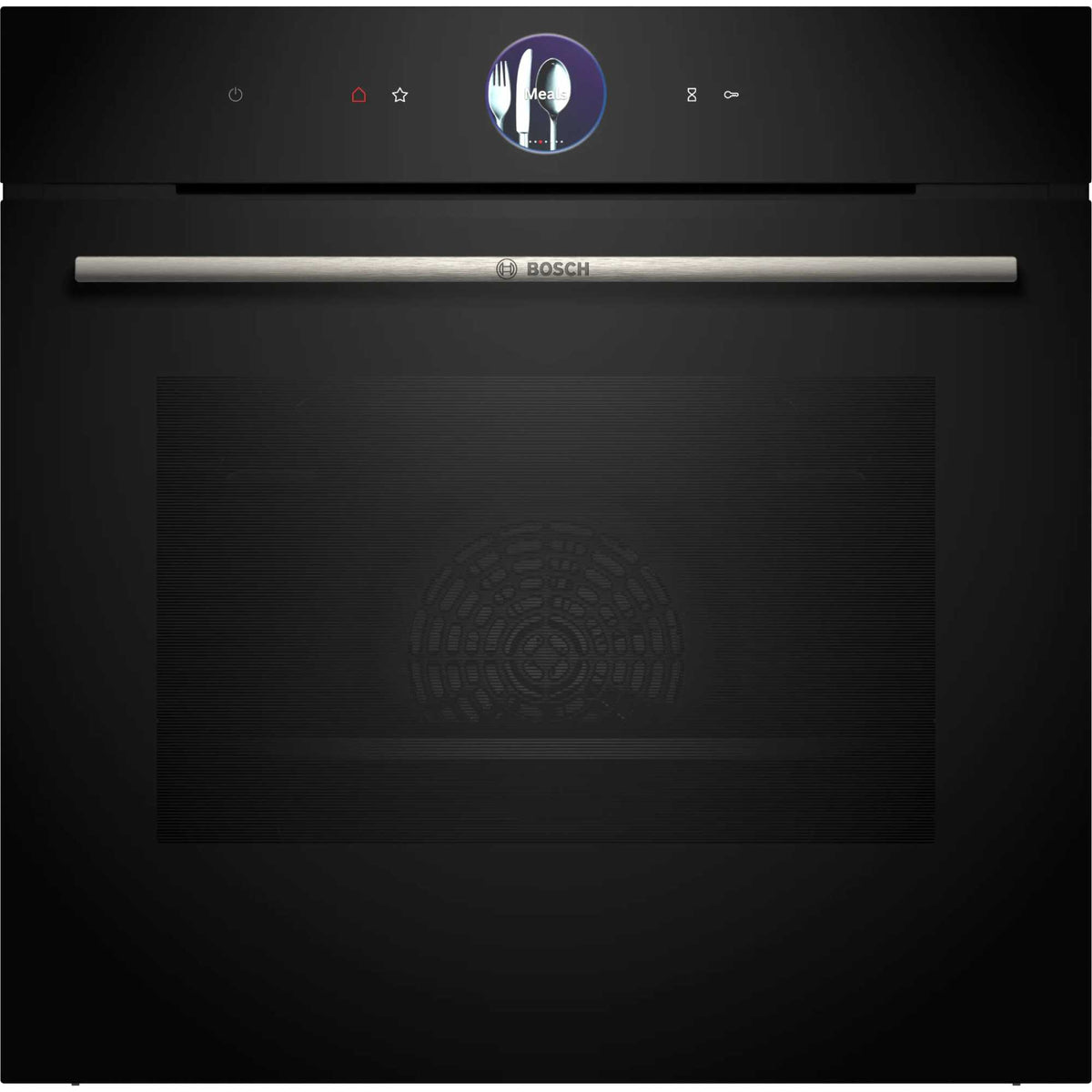 Bosch Series 8 HBG7764B1B Built-In Smart Single Oven with Air Fry Function - Black