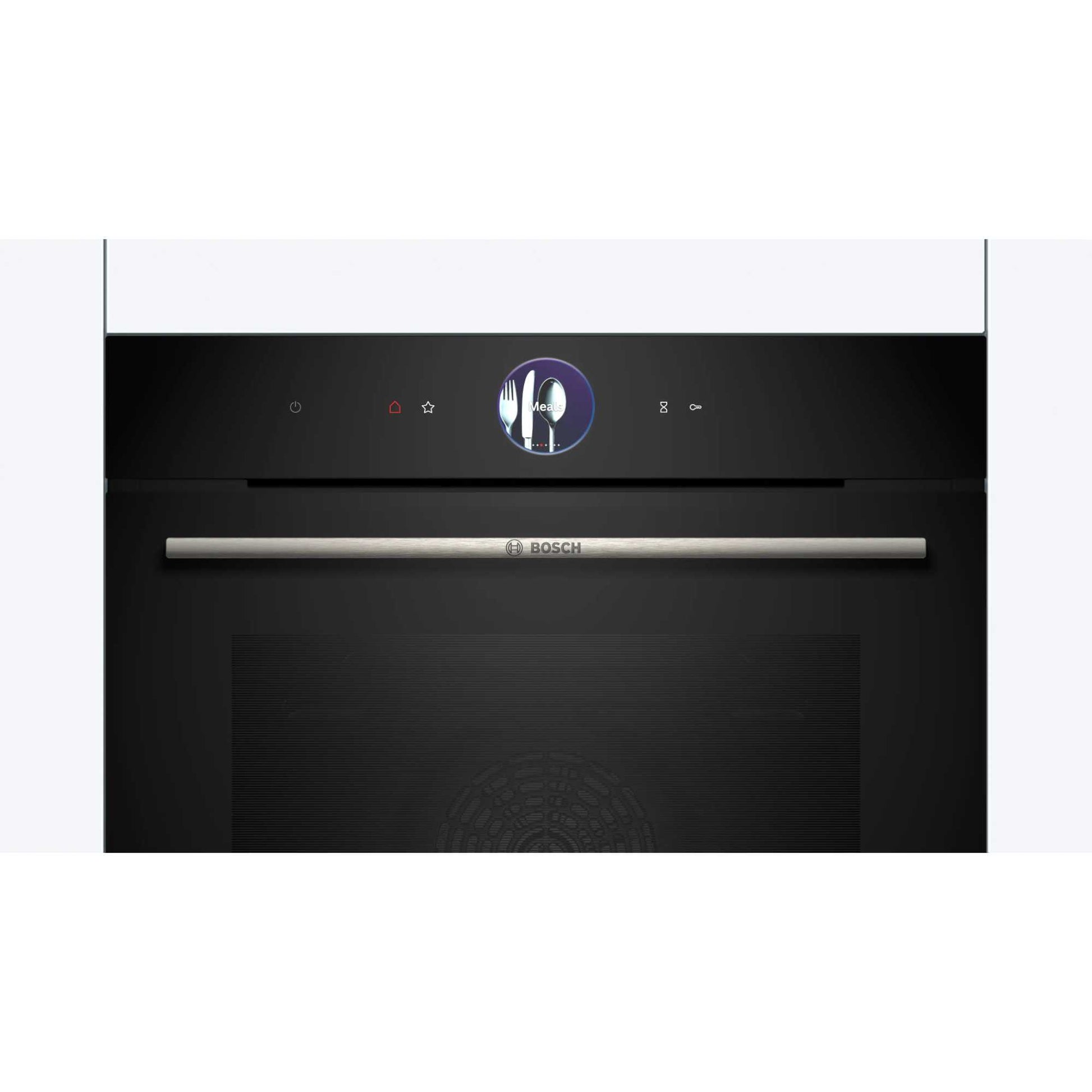 Bosch Series 8 HBG7764B1B Built-In Smart Single Oven with Air Fry Function - Black