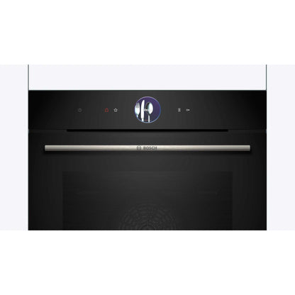 Bosch Series 8 HBG7764B1B Built-In Smart Single Oven with Air Fry Function - Black