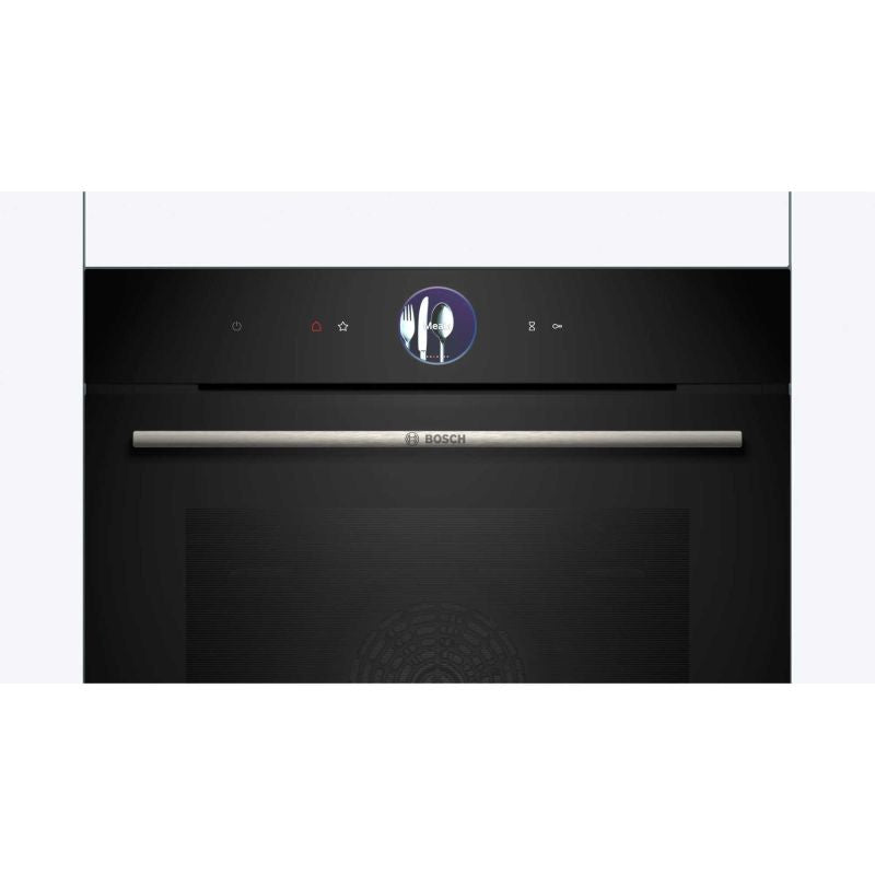 Bosch Series 8 HBG7764B1B Built-In Smart Single Oven with Air Fry Function - Black