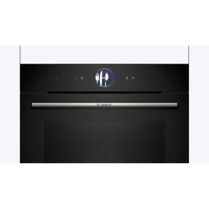 Bosch Series 8 HBG7764B1B Built-In Smart Single Oven with Air Fry Function - Black