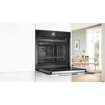 Bosch Series 8 HBG7764B1B Built-In Smart Single Oven with Air Fry Function - Black
