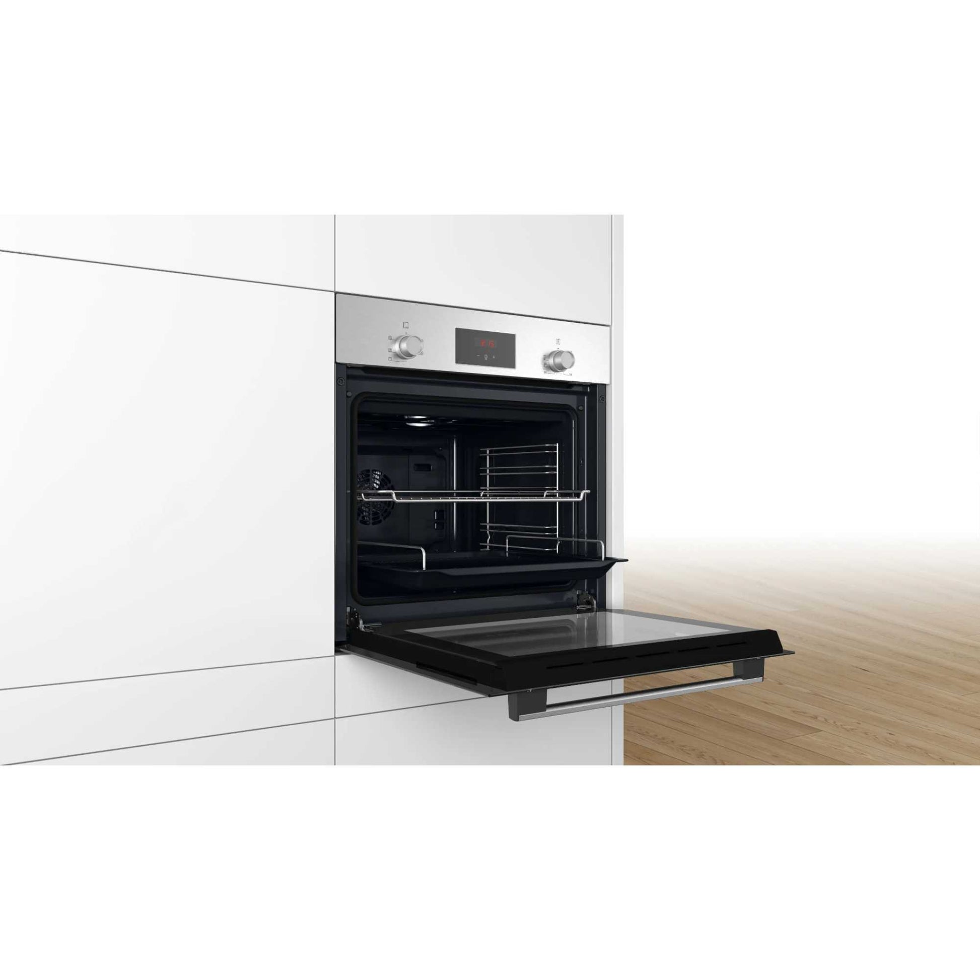 Bosch Series 2 HHF113BR0B Built-In Single Oven - Stainless Steel