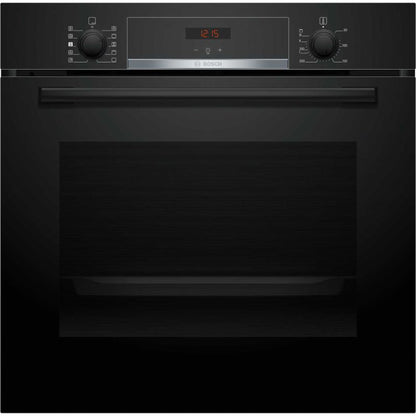 Bosch Series 4 HQA534BB3B Built-In Single Oven with Steam Function - Black
