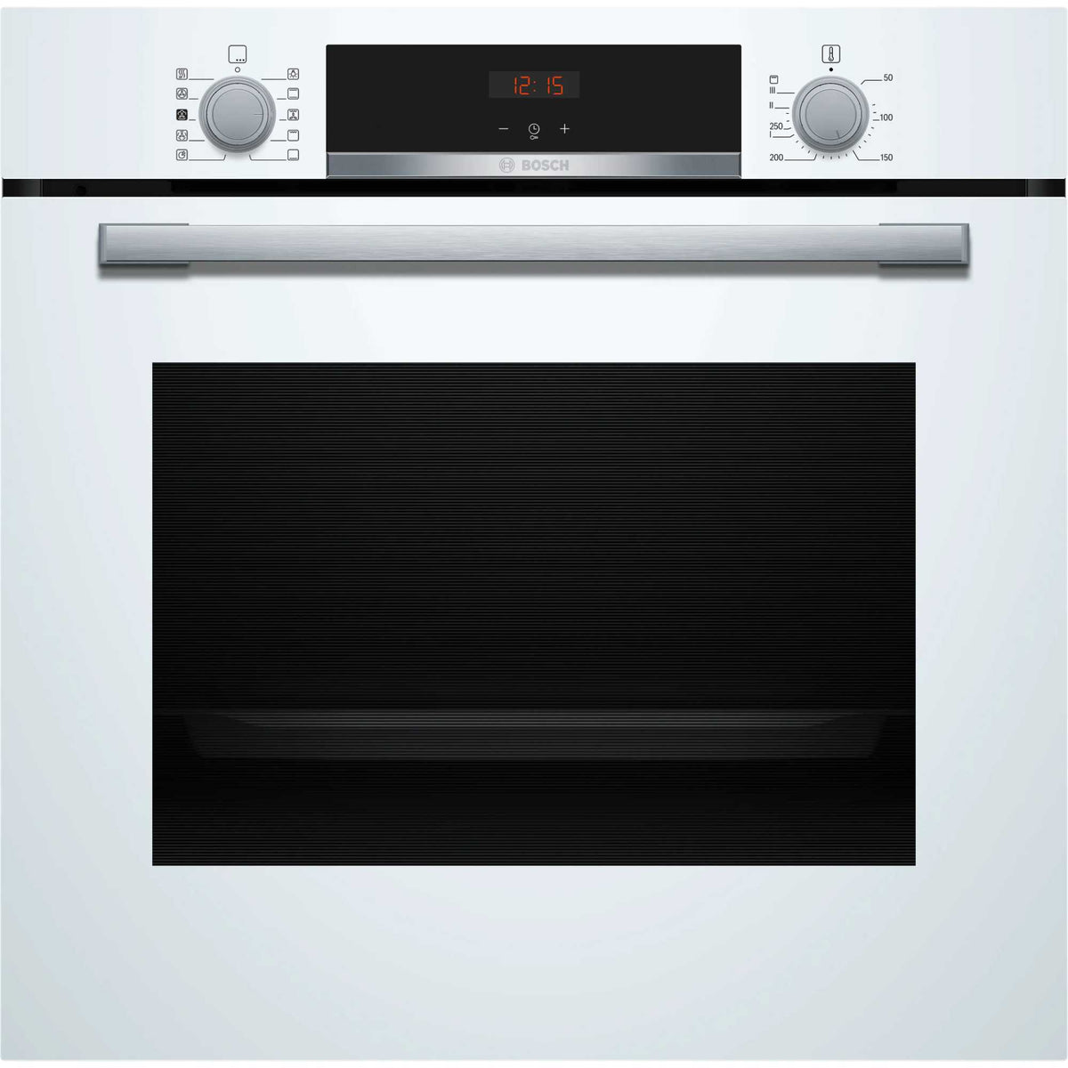Bosch Series 4 HQA534BW3B Built-In Single Oven with Steam Function - White