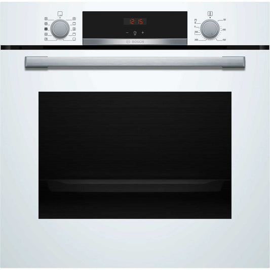 Bosch Series 4 HQA534BW3B Built-In Single Oven with Steam Function - White