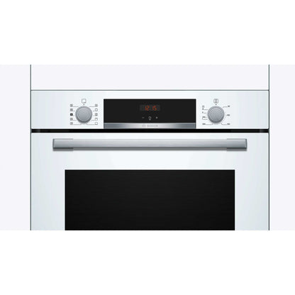 Bosch Series 4 HQA534BW3B Built-In Single Oven with Steam Function - White
