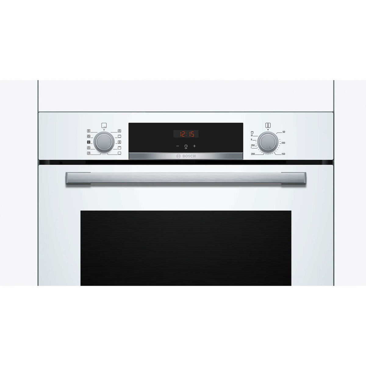 Bosch Series 4 HQA534BW3B Built-In Single Oven with Steam Function - White