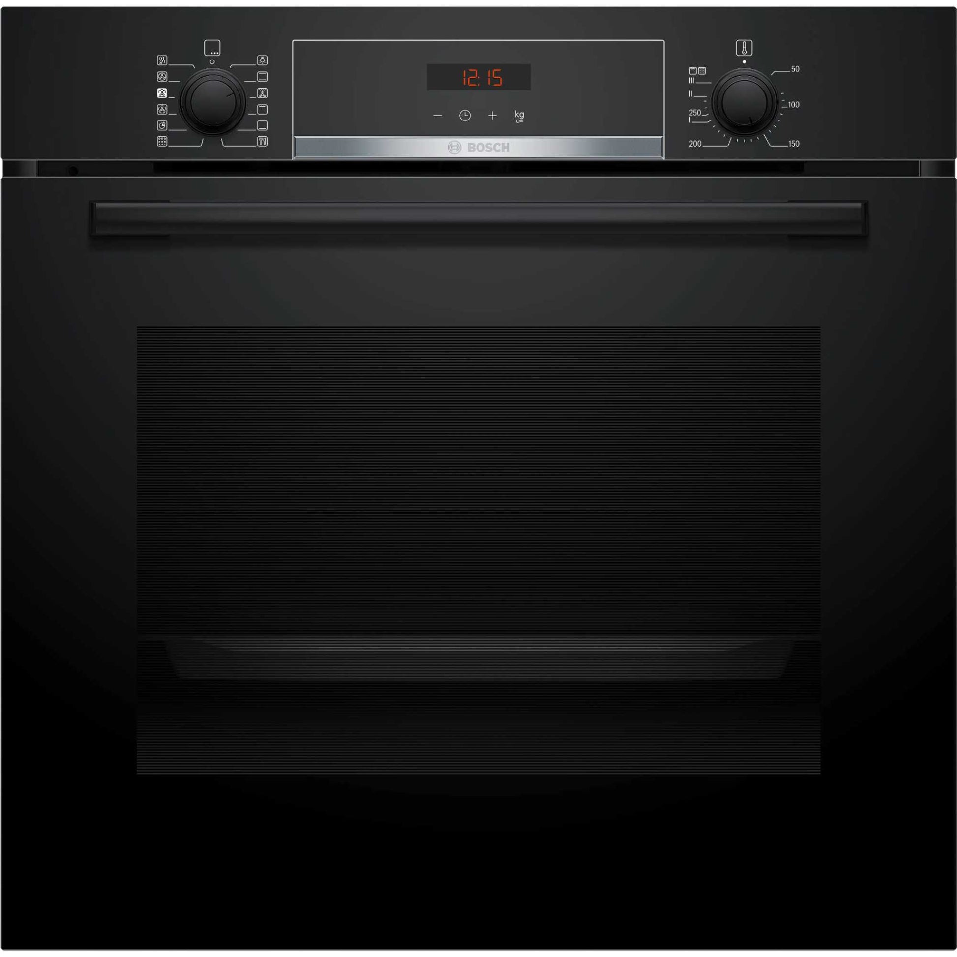 Bosch Series 4 HQA574BB3B Built-In Single Oven with Steam Function - Black
