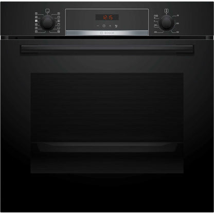 Bosch Series 4 HQA574BB3B Built-In Single Oven with Steam Function - Black