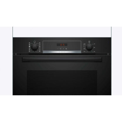 Bosch Series 4 HQA574BB3B Built-In Single Oven with Steam Function - Black