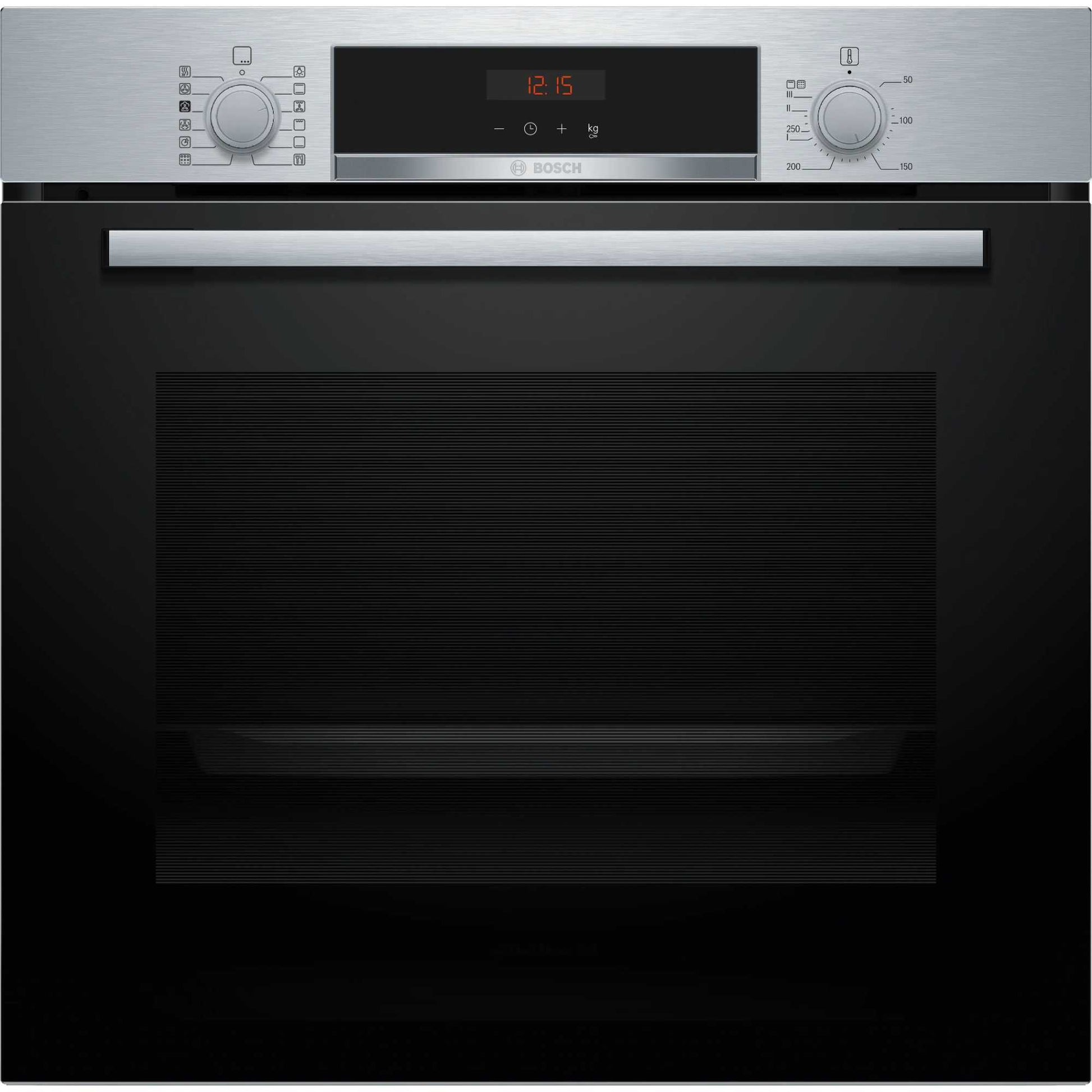 Bosch Series 4 HQA574BS3B Built-in Single Oven with Steam Function - Stainless Steel