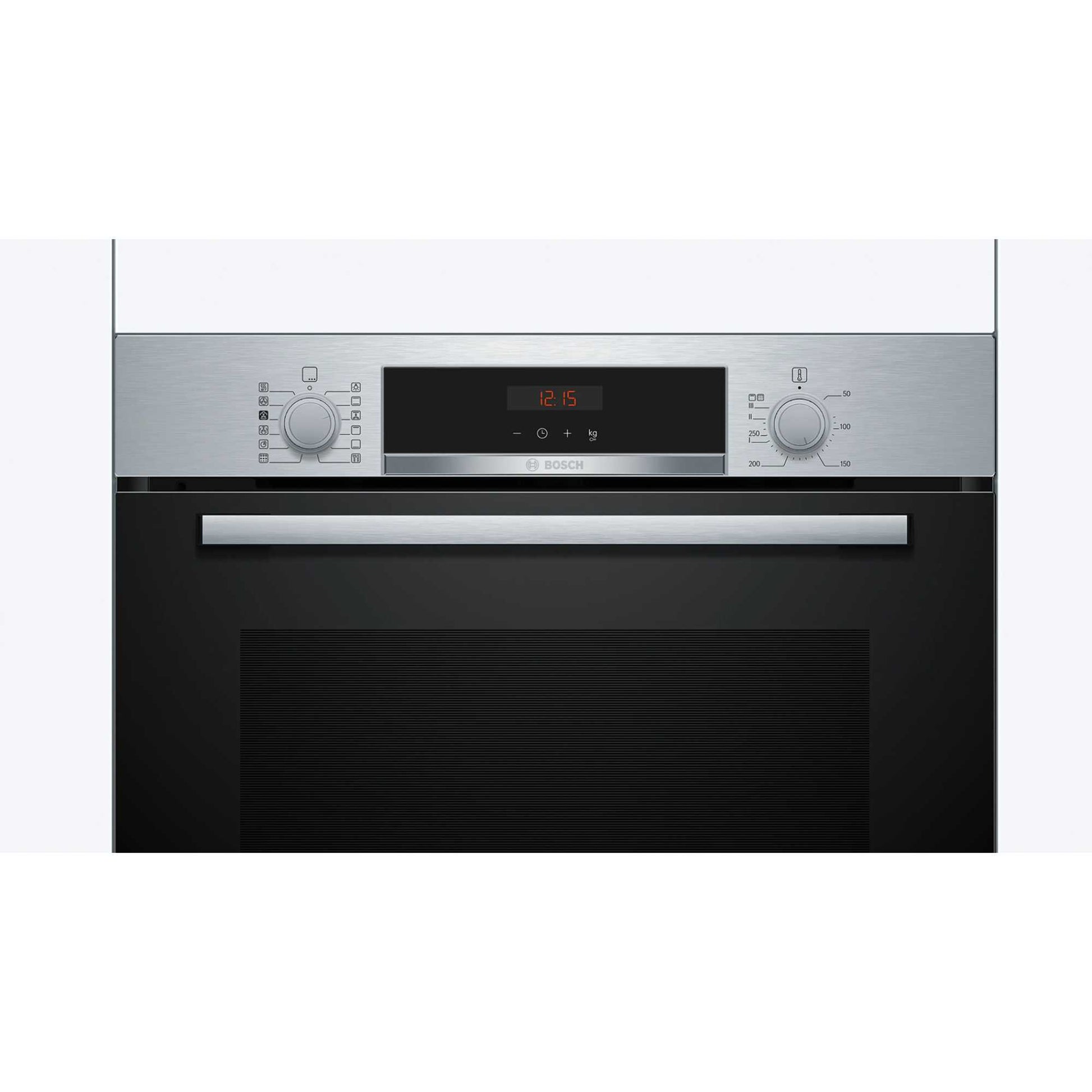 Bosch Series 4 HQA574BS3B Built-in Single Oven with Steam Function - Stainless Steel