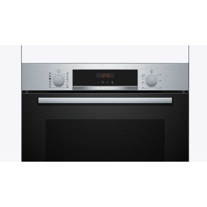 Bosch Series 4 HQA574BS3B Built-in Single Oven with Steam Function - Stainless Steel
