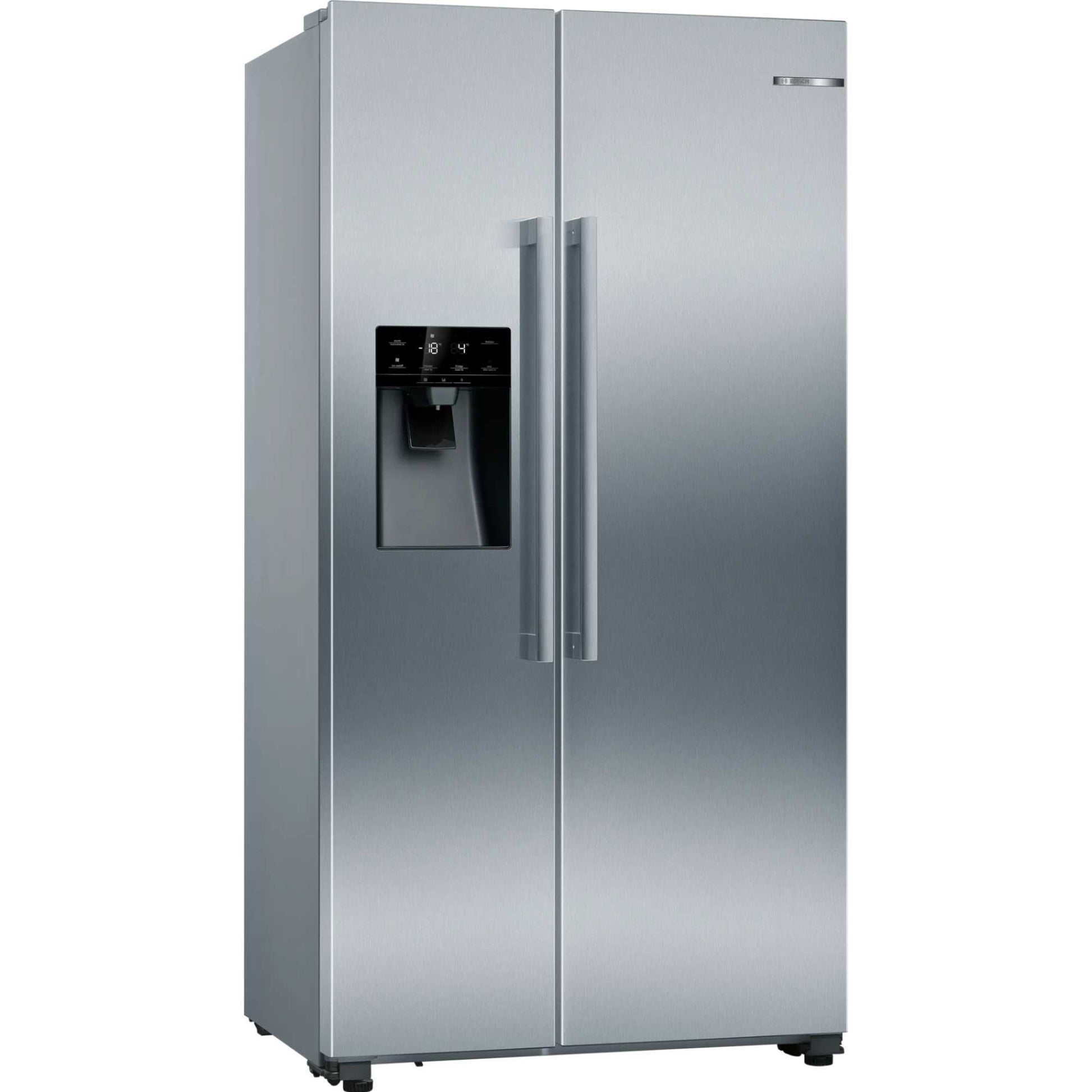 Bosch Series 6 American Style Fridge Freezer 80/20 Total No Frost - Brushed Steel - KAD93AIERG